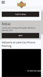 Mobile Screenshot of lakecitypictureframing.com